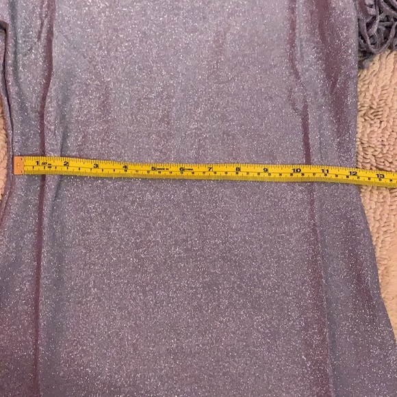HOST PICK❣️Women’s Fringe Sleeve Glitter Dress Sz XS - Picture 8 of 9
